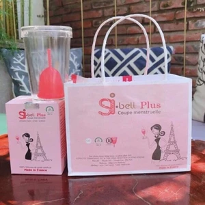 Cốc nguyệt san Sibell Plus Chất Liệu Silicon y tế kèm cốc tiệt trùng, túi đựng