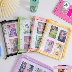 Planner Kim Tuyến Dây Kéo – B5/A5/A6 – Kèm Giấy Ngẫu Nhiên – Sổ Còng Binder