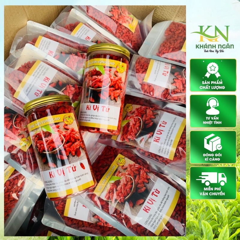 Kỷ Tử Đỏ Loại Đẹp 500g | Quả To Đều Chín Đỏ Ngọt Thanh Thơm Sạch Hàng Mới