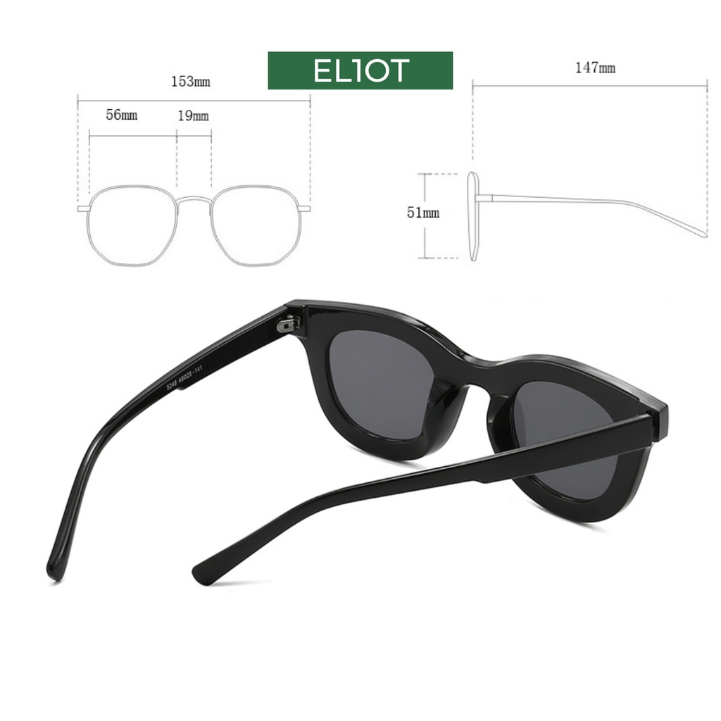 Kính râm thời trang ELIOT Eyewear chống tia UV400 phù hợp cả nam và nữ EL2270