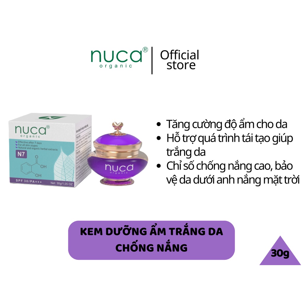 Kem NUCA Kem Dưỡng Ẩm Trắng Da Chống Nắng NUCA Kem dưỡng ẩm NUCA