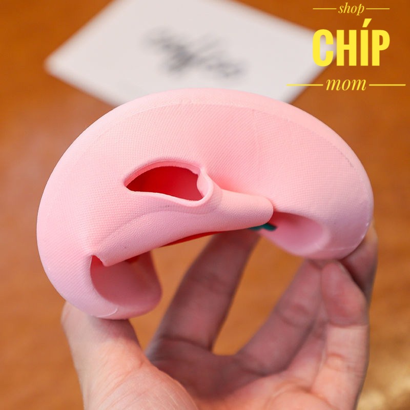 sandal bé gái dép quai hậu cho bé trai hoa quả cam dứa dâu bơ đi mưa đi biển mùa hè đúc êm chân chống trượt DL238