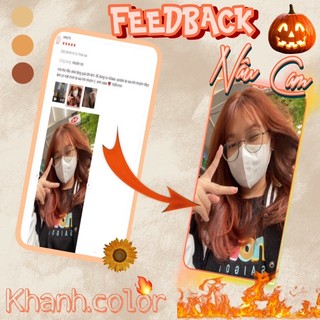 Thuốc Nhuộm Tóc Nâu Cam Đất | Lên Từ Nền Tóc Đen Không Tẩy 100g - Khanh.color