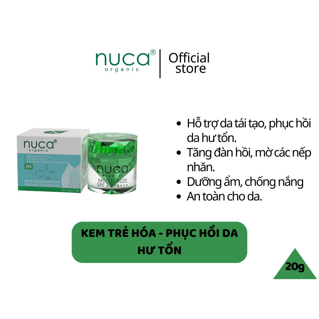 Kem NUCA Kem Trẻ Hóa Phục Hồi Da Hư Tổn NUCA