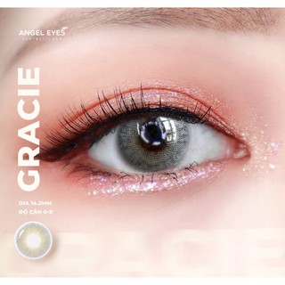 Lens 1 ngày màu có độ cận từ 0 - 8 độ màu nâu & xám hiệu Angel Eyes Hàn Quốc - Đường kính 14.2mm