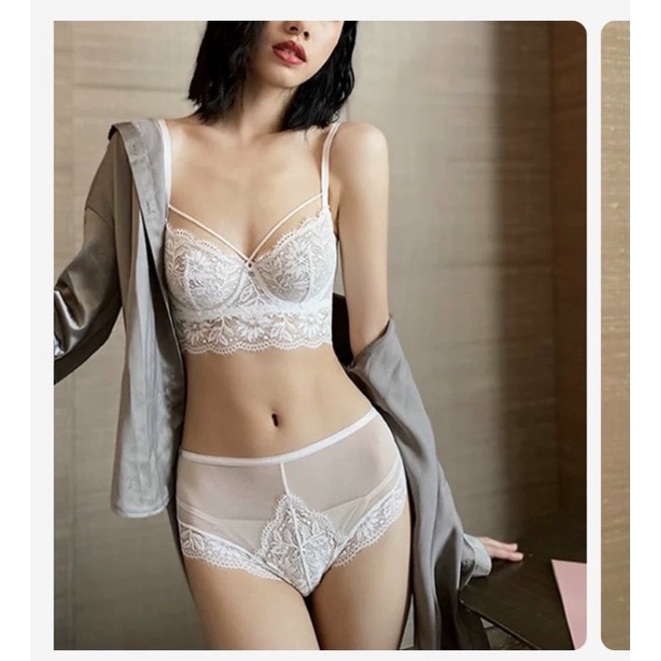 Set Đồ Lót Ren Có Gọng Không Mút Set Đồ Lót Ren Có Gọng Bộ Đồ