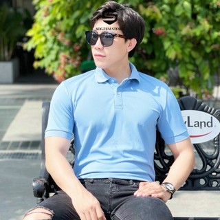 Áo thun POLO nam trơn có cổ trụ đẹp nổi bật cá tính vải cá sấu cotton Avocado