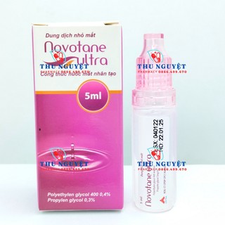 Dung dịch nhỏ mắt Novotane Ultra 5ml | Shopee Việt Nam