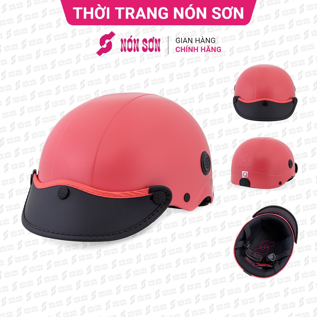 Mũ bảo hiểm nửa đầu lỗ thông gió chính hãng NÓN SƠN HỒNG-TG-HG-359