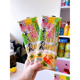 Mì Somen Ngũ Sắc Rau Củ 320g Nhật Cho Bé Ăn Dặm
