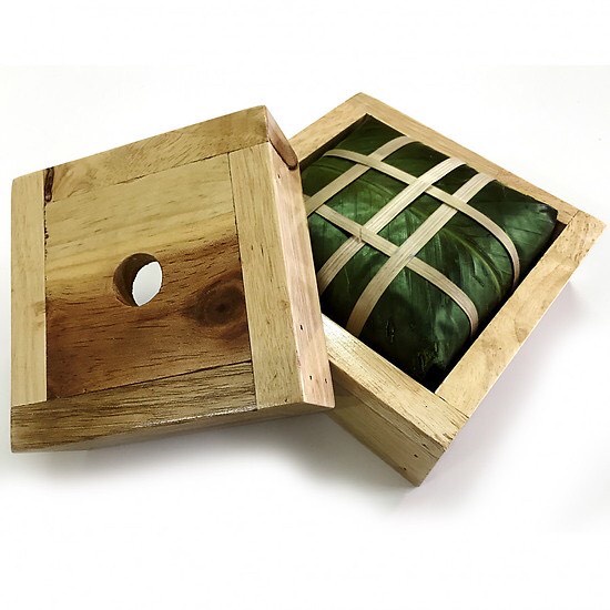 Bộ 2 khuôn gỗ làm bánh chưng -  khuôn gỗ làm bánh chưng Vạn Lợi