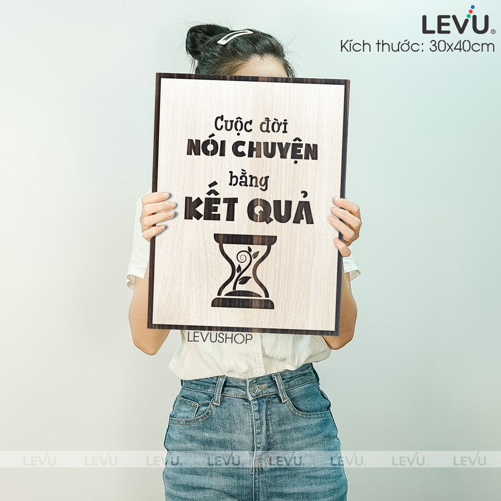 Tranh động lực tạo cảm hứng làm việc học tập hiệu quả LEVU024