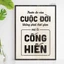 Tranh Status hay LEVU107: Thước đo cuộc đời không phải thời gian mà là cống hiến