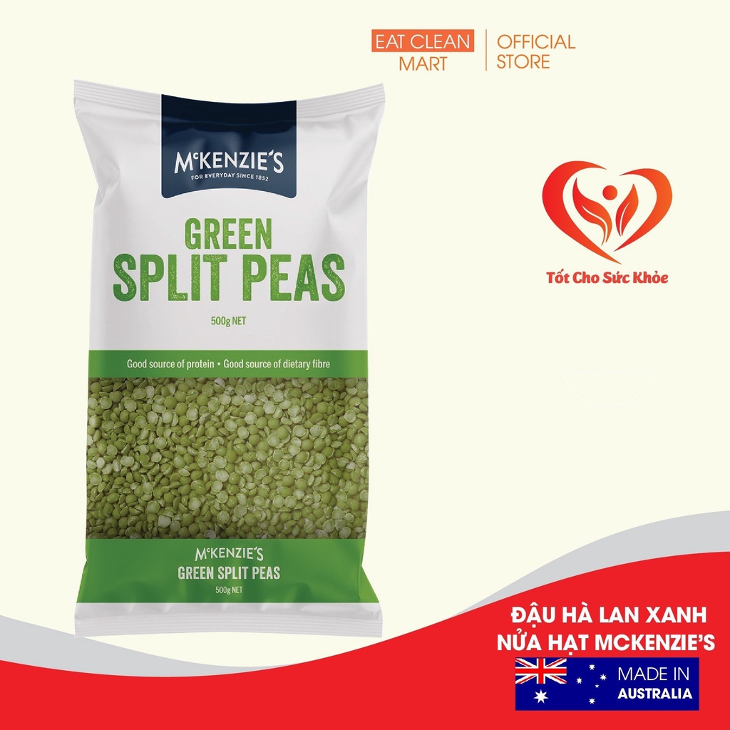 Đậu Hà Lan Xanh Nửa Hạt Mckenzie S Green Split Peas Túi 375g Shopee Việt Nam