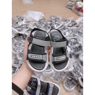 Dép sandal quai hậu hè cho bé trai và bé gái chất cao su mềm êm chân đi học đi chơi