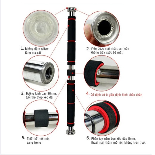Xà Đơn Gắn Tường 💎FREESHIP💎 điều chỉnh kích thước Gắn Tường [Chuyên sỉ]