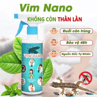 Xịt thằn lằn Vim nano - Hiệu quả chỉ sau 1 lần sử dụng - Chai 500ml