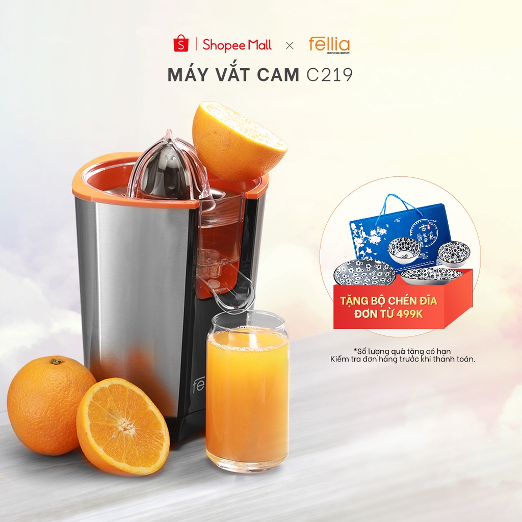 Ảnh Máy vắt cam điện đa năng Fellia C219 không gây đắng, vắt nhanh | Bảo hành 18 tháng 3