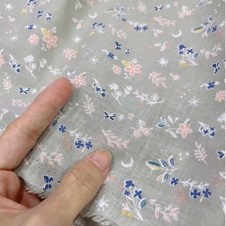 Vải Xô Linen Hoa Nhí Mềm Rũ Khổ 1m45