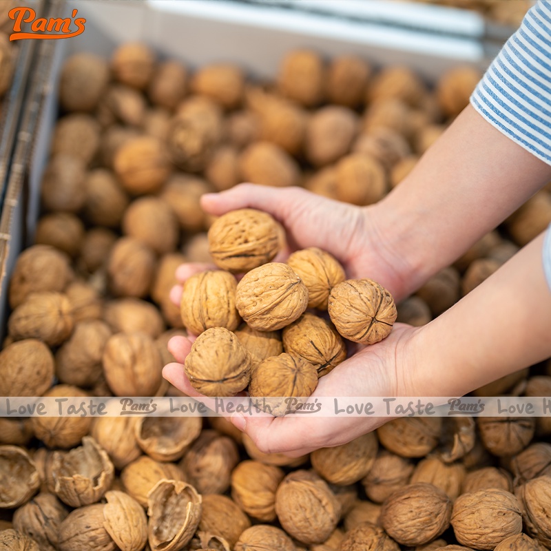 Hạt Óc Chó Nứt Vỏ Nhập Khẩu Mỹ Pams(250g/hũ) - [Tặng Kèm Khui Hạt]Nhân Thơm Giòn, Dày Cơm