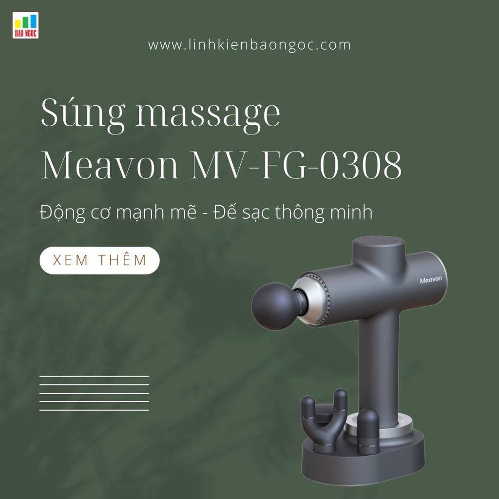 Súng massage Meavon MV-FG-0308 | Shopee Việt Nam