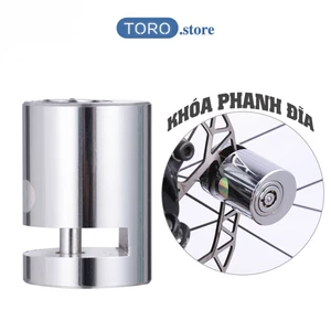 Khóa phanh đĩa xe máy TORO chống trộm, thép nguyên khối an toàn thông minh tặng chìa khóa dự phòng