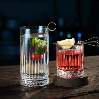 Bộ 6 Ly thuỷ tinh 210ml 350ml 445ml, cốc thủy tinh chịu nhiệt uống cafe muối, latte, soda, nước ép