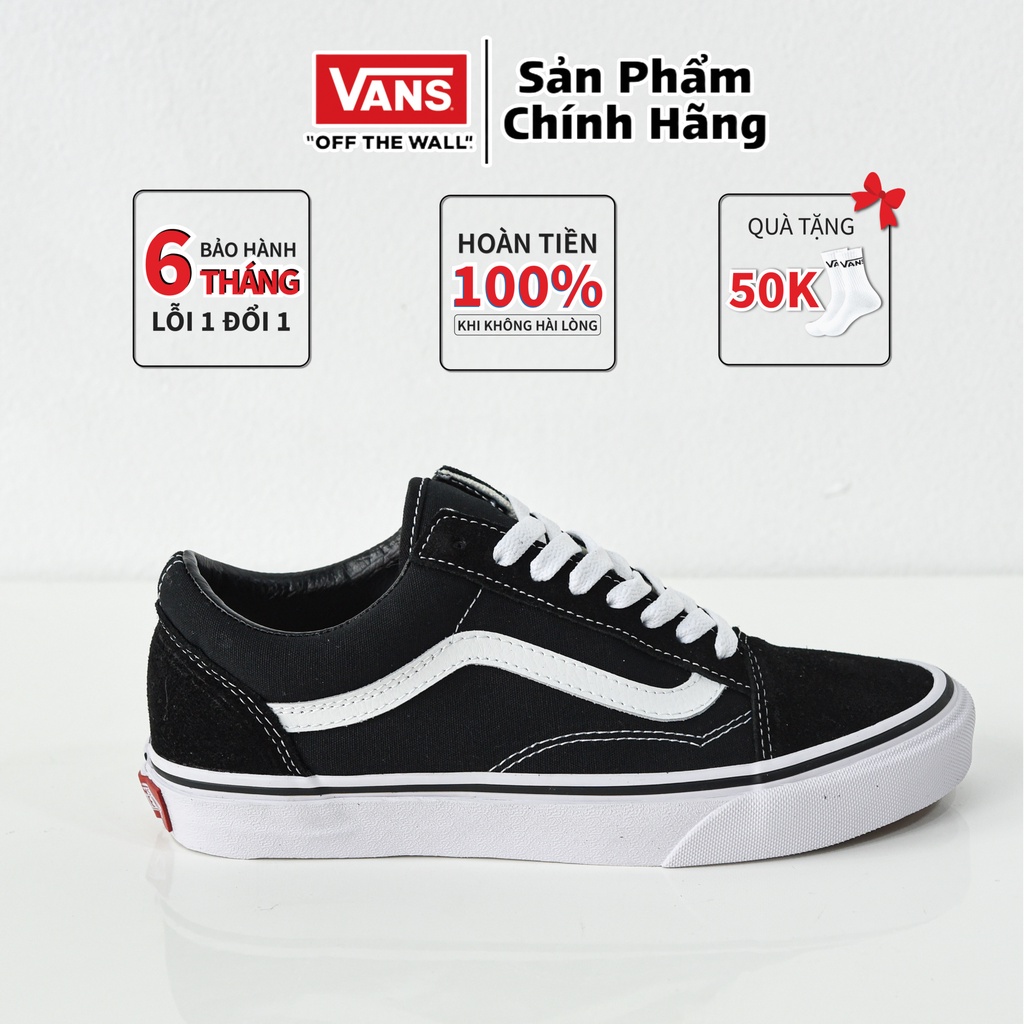 Giày vans classic outlet tr?ng