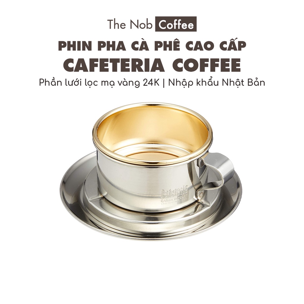 Phin inox cà phê cao cấp Cafeteria Coffee | Lưới lọc mạ vàng 24K, made ...