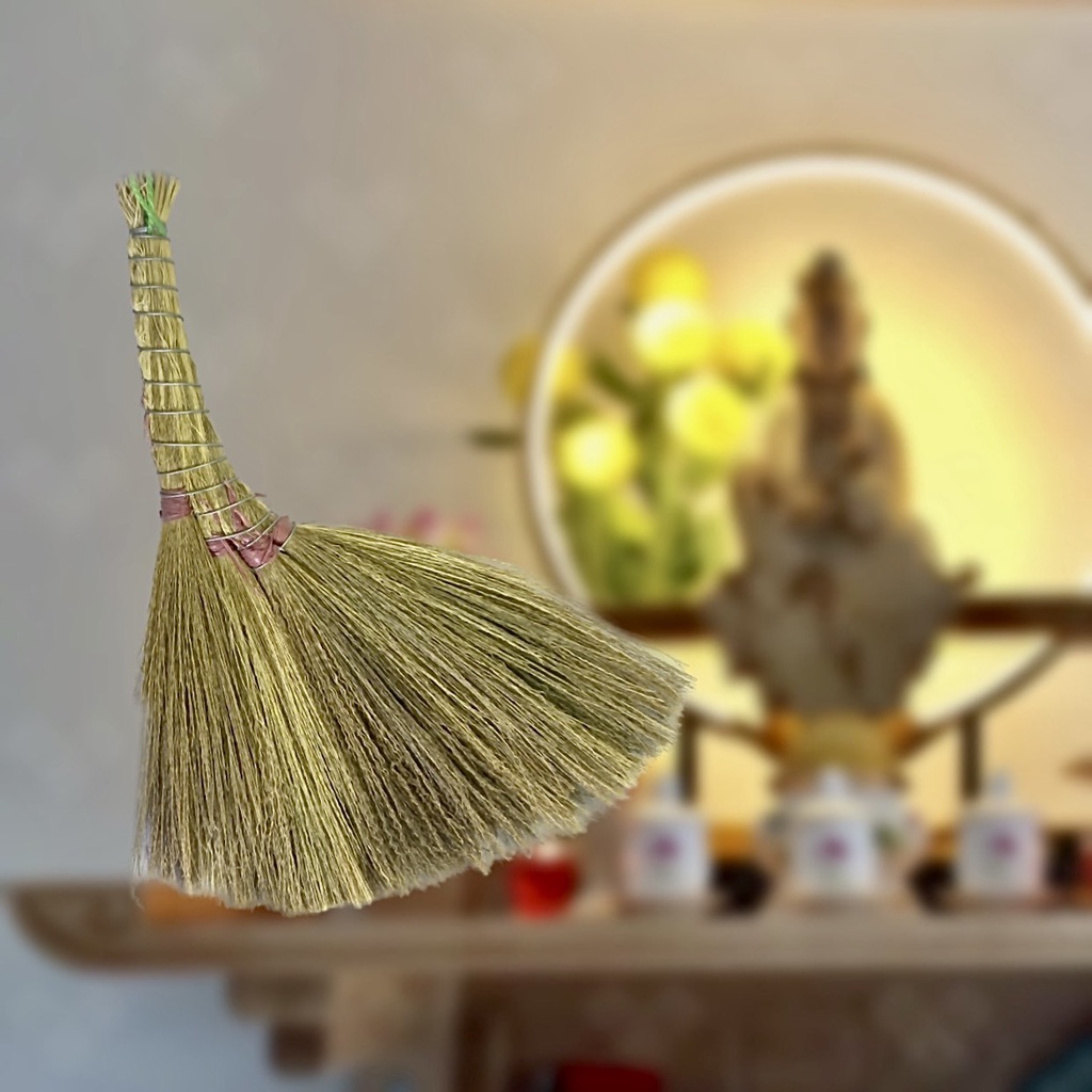 Chổi Rơm Xoè Cọ quét Bàn thờ Lớn | Shopee Việt Nam