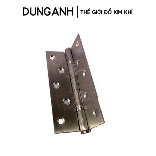 Bản lề lá Inox dài 12,5cm, bản lề cửa Kim Khí Dung Anh