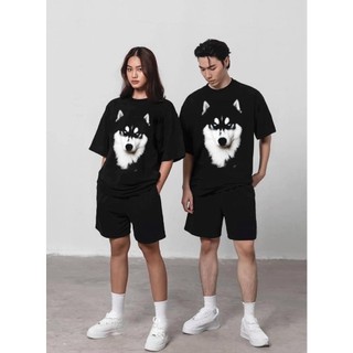 Bộ Hè Nam Ngắn Tay In 5D Hình Sói Siêu Nét Cao Cấp, Chất Liệu Bozip Vân Nổi Dọc Thoáng Khí Thấm Hút Mồ Hôi Cực Tốt