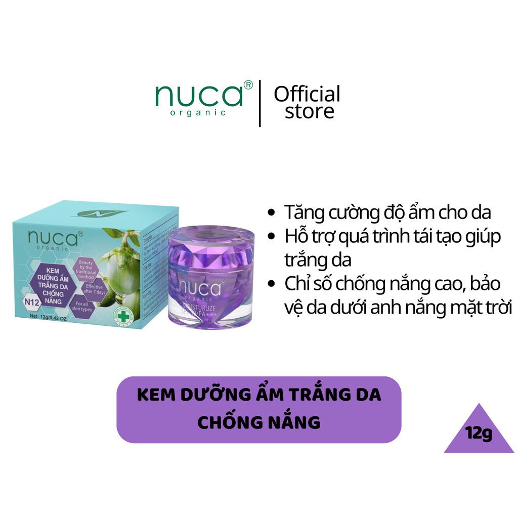 Kem NUCA Kem Dưỡng Ẩm Trắng Da Chống Nắng NUCA Kem dưỡng ẩm NUCA