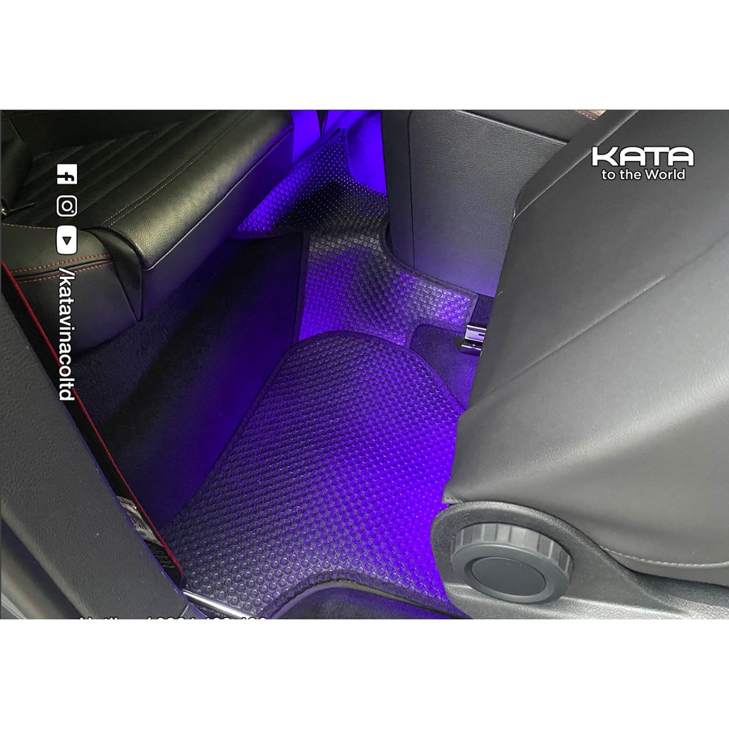 Thảm lót sàn KATA cho xe Volkswagen Scirocco (2008-2018)-Khít với sàn, Chống trơn, Không mùi, Không ẩm mốc