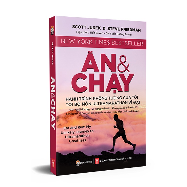 Sách - Ăn và chạy - Hành trình không tưởng của tôi tới môn Ultramarathon vĩ đại PANDABOOKS