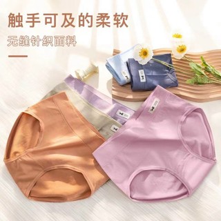 -Quần lót nữ cotton phối hình miu miu không đường may mã 524