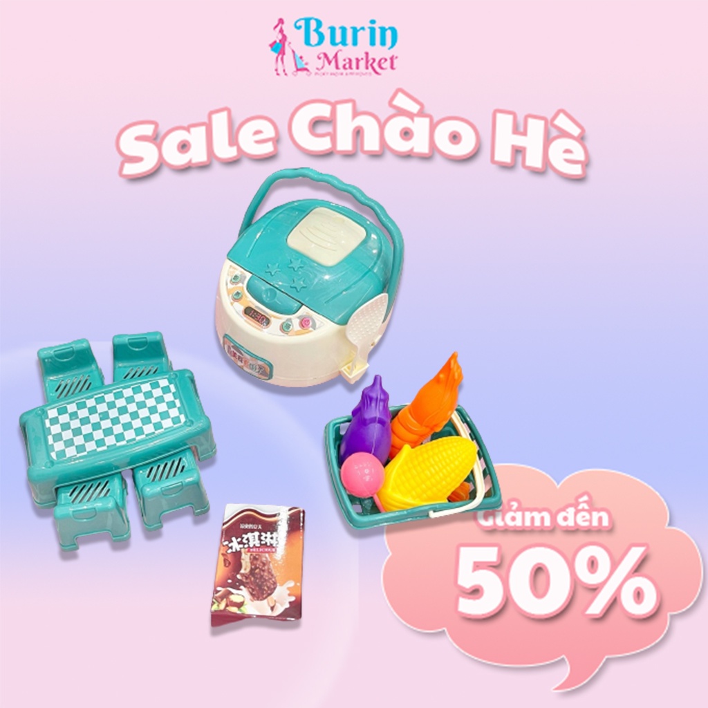 Đồ chơi nấu ăn cho bé, đồ chơi nhập vai cho trẻ em - Burin Store ...