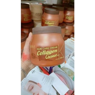 Hấp dầu (kem ủ tóc) mềm mượt, phục hồi khô xơ, hư tổn Collagen Coconut (Hương Dừa) Karanz 1000ml