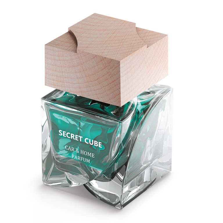 Nước Hoa Ô Tô Chai Xịt Nắp Gỗ Secret Cube Thương Hiệu Tasotti