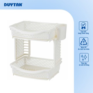Kệ chén lớn Matsu DUY TÂN nhựa PP, kệ chén bát 2 tầng