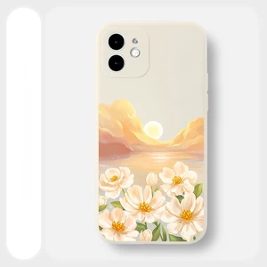 Ốp lưng iphone hoa nhẹ nhàng cạnh vuông 6 6plus/6s/6splus/7/7plus/8/8plus/x/xr/xs/11/12/pro/promax/13/14Pro e2092