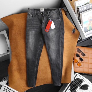 Quần bò jean nam màu xám tro skinny co giãn 4 chiều slimfit Avocado
