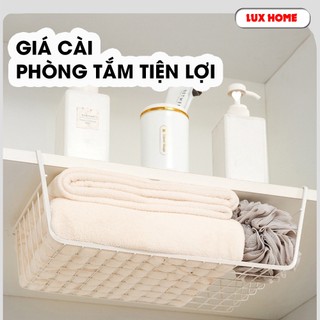 Khay Lưới Sắt Để Đồ Dưới Tủ Bếp , Bàn Làm Việc - Kệ Khung Gài Siêu Gọn Gàng - Ngăn Kéo Size 33x23cm