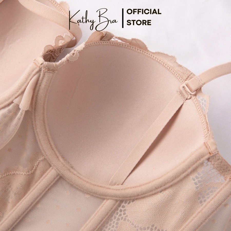 A86{LOẠI 1] Áo Bra Ren Bralette KATHY BRA Dáng Corset Cao Cấp Có Gọng Mút Vừa Chống Cuộn Nâng Ngực Mix Đồ Siêu Xinh | BigBuy360 - bigbuy360.vn