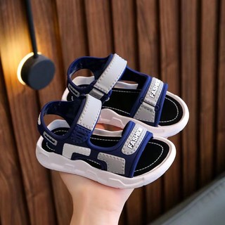 Dép sandal quai hậu hè cho bé trai và bé gái chất cao su mềm êm chân đi học đi chơi