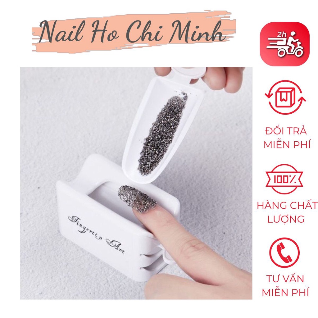 [HCM]Khay hứng đá rắc nail, bột, nhũ trang trí móng các loại - Khay đựng nhũ rắc tiện lợi, chuyên dụng cho dân làm móng