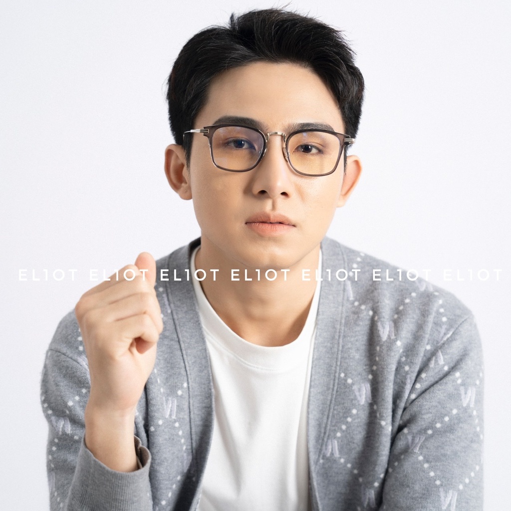 Gọng kính cận ELIOT Eyewear EL2268 mắt vuông chống ánh sáng xanh kiểu dáng thời trang có thể thay tròng cận Unisex
