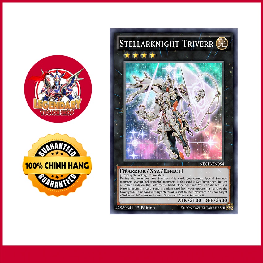 YUGIOH STELLARKNIGHT TRIVERR NECH-EN054 Ultra Raro 1ª Edición Casi