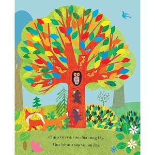 Sách tranh song ngữ Mùa đến,mùa đi - Cây - ehomebooks - Cho trẻ từ 0-6 tuổi