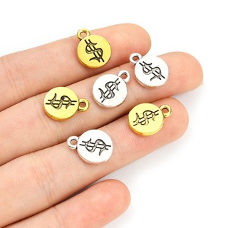 Set 20 Mặt Vòng cổ Hợp Kim Hình Kí Hiệu Đô La Tự Làm Trang Sức
